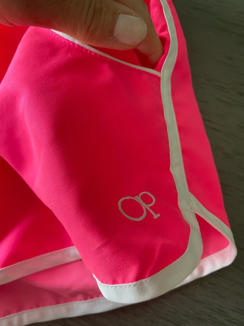Set of OP Juniors Swim Shorts in Turquoise Blue & Hot Pink size medium and large - Picture 4 of 13